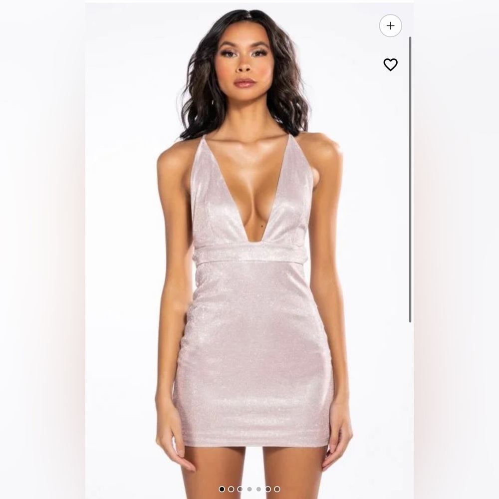 STILL GOT IT LOW V NECK MINI DRESS | MEDIUM